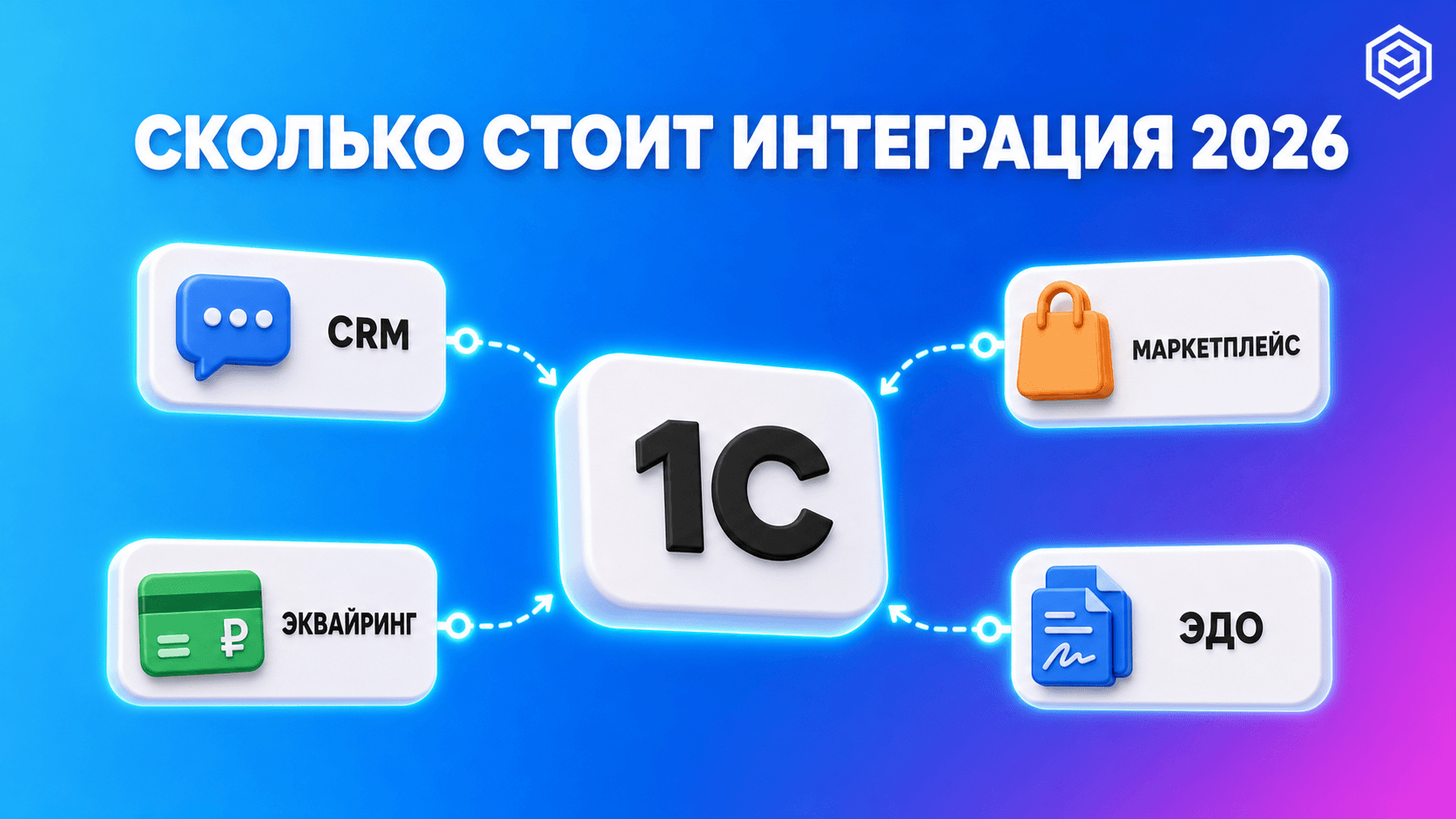 Сколько стоит интеграция сайта с 1С, CRM и маркетплейсами в 2026